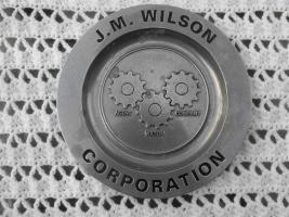 J.M.Wilson Corporation Plate. 10 1/2 inch diamete