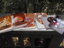 Fire Mark Coasters. 6 different British Fire Mark