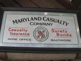 Maryland Casualty Company. Aluminum with Black Wo