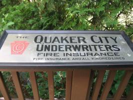 Quaker City Underwriters. Alumunum with Wood Fram