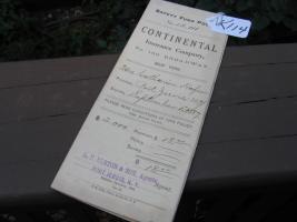 Continental Insurance Company Policy. Safety Fund