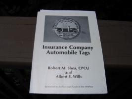 Booklet. Insurance Company Automobile Tags. by Ro