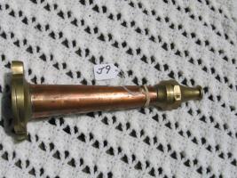 Brass Fire Nozzle. 12 5/8 inches high. Very Heav
