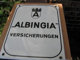 Albingia Versicherungen. Hamburg, Germany. Enamel