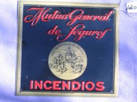 Mutua General de Seguros. Barcelona, Spain. Tin.