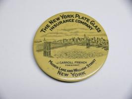 New York Plate Glass Insurance Company Paperweight