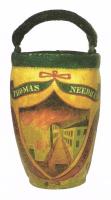 Enterprise Fire Club Bucket. circa 1780-1800. Le