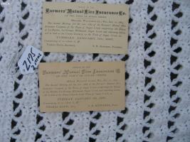 Two Postal Cards with 1 cent stamp part of the pos