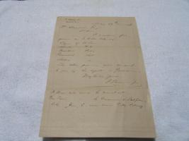 Reverse Side. Handwritten Letter from P. Skinner,