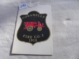 Cornwells Fire Co. 1 - 1915. Pamphlet. 8 pages.