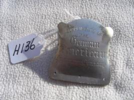 Advertising Paper Clip. Compliments of German Ame