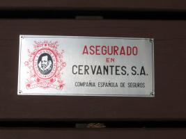 Asegurado en Cervantes, S. A. Madrid, Spain. Foun