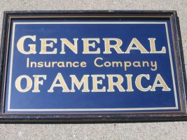 General Insurance Company of America. 23 1/2 x 15