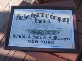 Sea Insurance Company, Limited. Bronze. 19 1/2 x