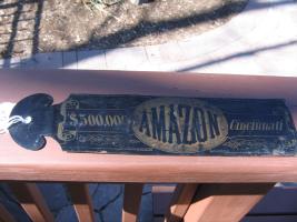 Amazon Insurance Company Ledger Marker. One Side