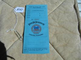 Union Fire Insurance Company. Lincoln, Nebraska.