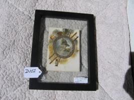 Fire Department Card from 1912. Encased in Framed