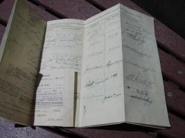 Policy opened up showing list of people to whom tr