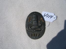 Miniature Reproduction Fire Mark of Fire Associati