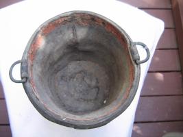 Fire Bucket - inside. Picture #2. Bottom of Buck