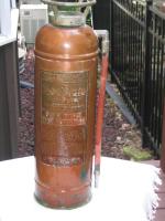 Brass SodAcid Fyr-Fyter. Fire Extinguisher. Manu