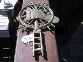 Fire Memorabilia. Heavy Brass Hot Place. Handle i