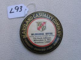 Maryland Casualty Company. Advertising Mirror. Mi