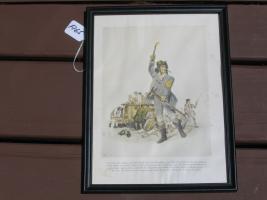 Picture Reprint with Black Frame. Bottom of Pictu