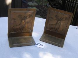 Brass Book Ends. Hartford Fire Insurance Company.