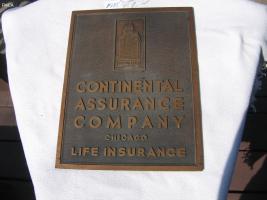 Continental Ins. Plaque