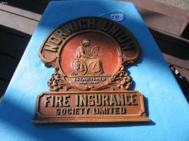 Norwich Union Advertising Plaque