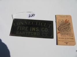 #220 Connecticut Fire Insurance Co. Fire Mark