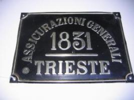 #246 Assicurazioni Generali. 1831. Trieste. Italian Fire Mark. Bulau 1501.