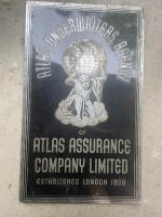 #112 Atlas Sign. Atlas Assurance Company, Limited. London, England. In U.S. 1886-1978.