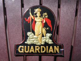 #012 Guardian Fire Mark.  Bulau 797.  Tin.