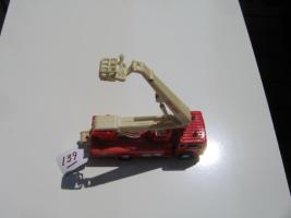 #139 Small Plastic Fire Toy Truck with Fire Bird Crane that moves