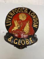 122 Firemark, Foreign Liverpool & London & Globe, BU946. Tin