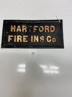 127 Firemark, U.S. Hartford Fire, BU74. 1860