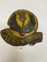 164 Firemark, Foreign Caledonian, BU757. Copper.