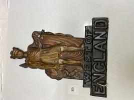 185 Firemark, Foreign West of England, BU771. Pre 1894. Copper