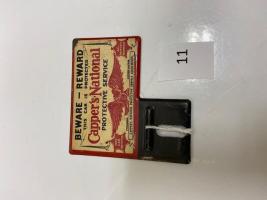 Auto Tag - Capper's National Protective Service