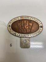 Auto Tag - Harleysville Mutual Casualty - Part Copper