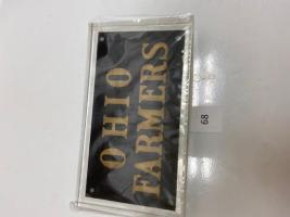 Ohio Farmers mark in lucite