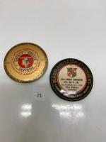 2 Paperweights - Hardware Mutual Insurance & Maryland Casualty