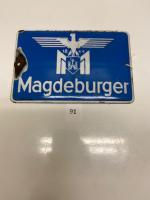 Magdeburger BU1371 enameled iron - some damage