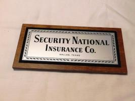 Sign, security National