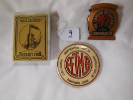 2 Paperweights & 1 paper clip