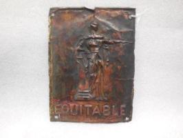 Equitable Fire Insurance, London, copper, B955/W110C, 1873-1890