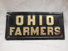 Ohio Farmers, B172,heavy tin, issued about 1890