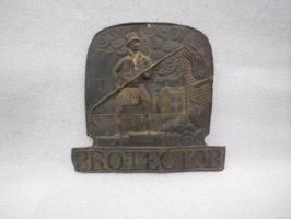 Protector Fire Insurance, London, B862, 1825-1835, copper, 9 5/8" X8 3/4"